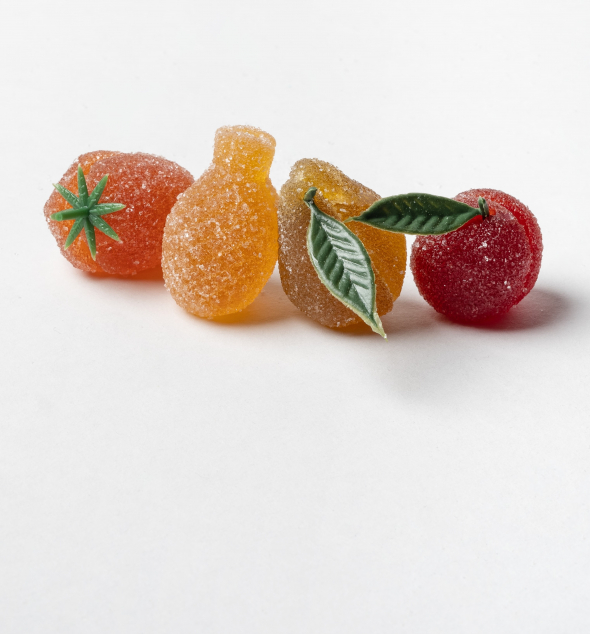 Gumové bonbóny - Malý ovocný poklad